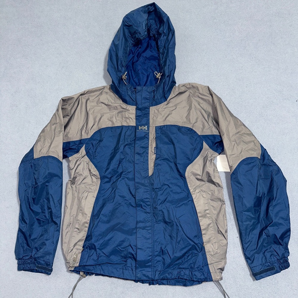 Helly Hansen Packable Windbreaker Jacket Hooded B… - image 1